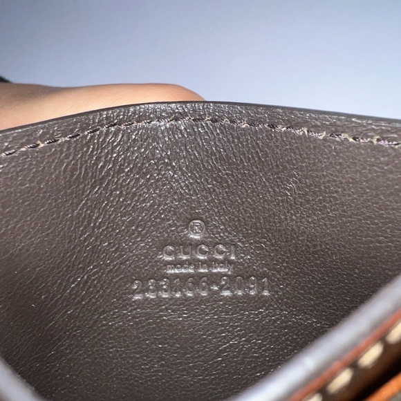 Gucci GG Supreme Monogram Calfskin Cardholder Card Case Wallet - Picture 6 of 6